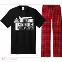Air Traffic Controller Joke Pilot Saying Flight Control Pajama Set thumb 0
