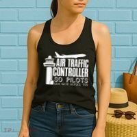 Air Traffic Controller Joke Pilot Saying Flight Control Women's Tank Top thumb 2