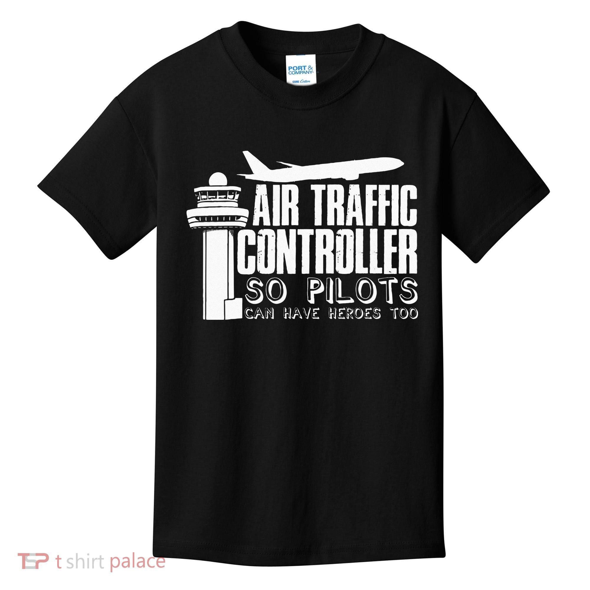 Air Traffic Controller Joke Pilot Saying Flight Control Kids T-Shirt