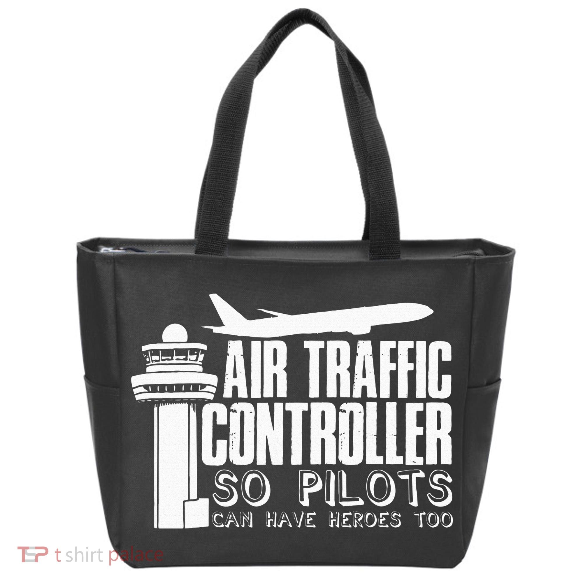 Air Traffic Controller Joke Pilot Saying Flight Control Tote Bag