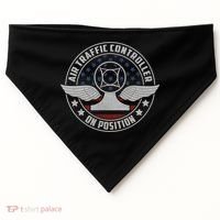 Air Traffic Controller Us Military Gift USA-Made Doggie Bandana thumb 0