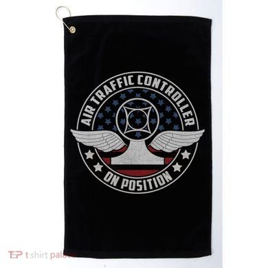 Air Traffic Controller Us Military Gift Golf Towel