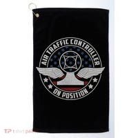 Air Traffic Controller Us Military Gift Golf Towel thumb 0