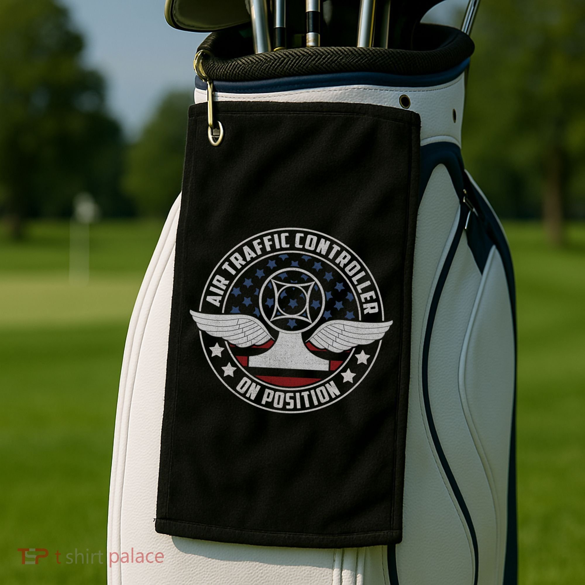 Air Traffic Controller Us Military Gift Golf Towel