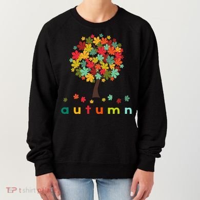 Autumn Tree Colorful Festive Women's Sweatshirt