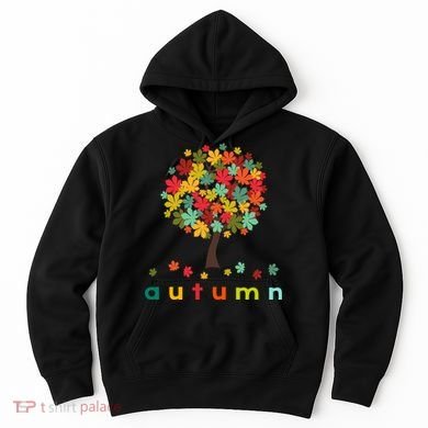 Autumn Tree Colorful Festive Hoodie