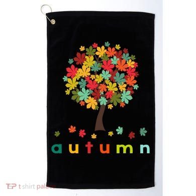 Autumn Tree Colorful Festive Golf Towel