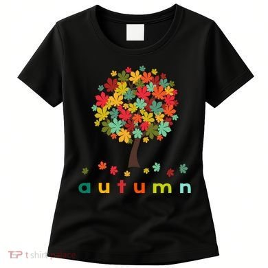 Autumn Tree Colorful Festive Women's T-Shirt