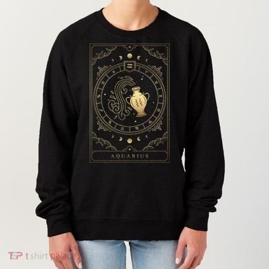 Aquarius Tarot Card Zodiac Women's Sweatshirt