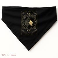 Aquarius Tarot Card Zodiac USA-Made Doggie Bandana thumb 0