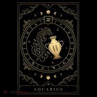 Aquarius Tarot Card Zodiac Women's Tank Top thumb 5