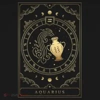 Aquarius Tarot Card Zodiac Toddler Hoodie thumb 2