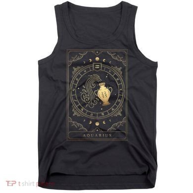 Aquarius Tarot Card Zodiac Tank Top