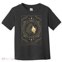 Aquarius Tarot Card Zodiac Toddler T-Shirt thumb 0