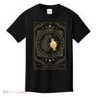 Aquarius Tarot Card Zodiac Kids T-Shirt thumb 0