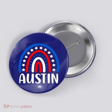 Austin Texas Cute Gift I Love Austin Texas Usa Funny Gift Button