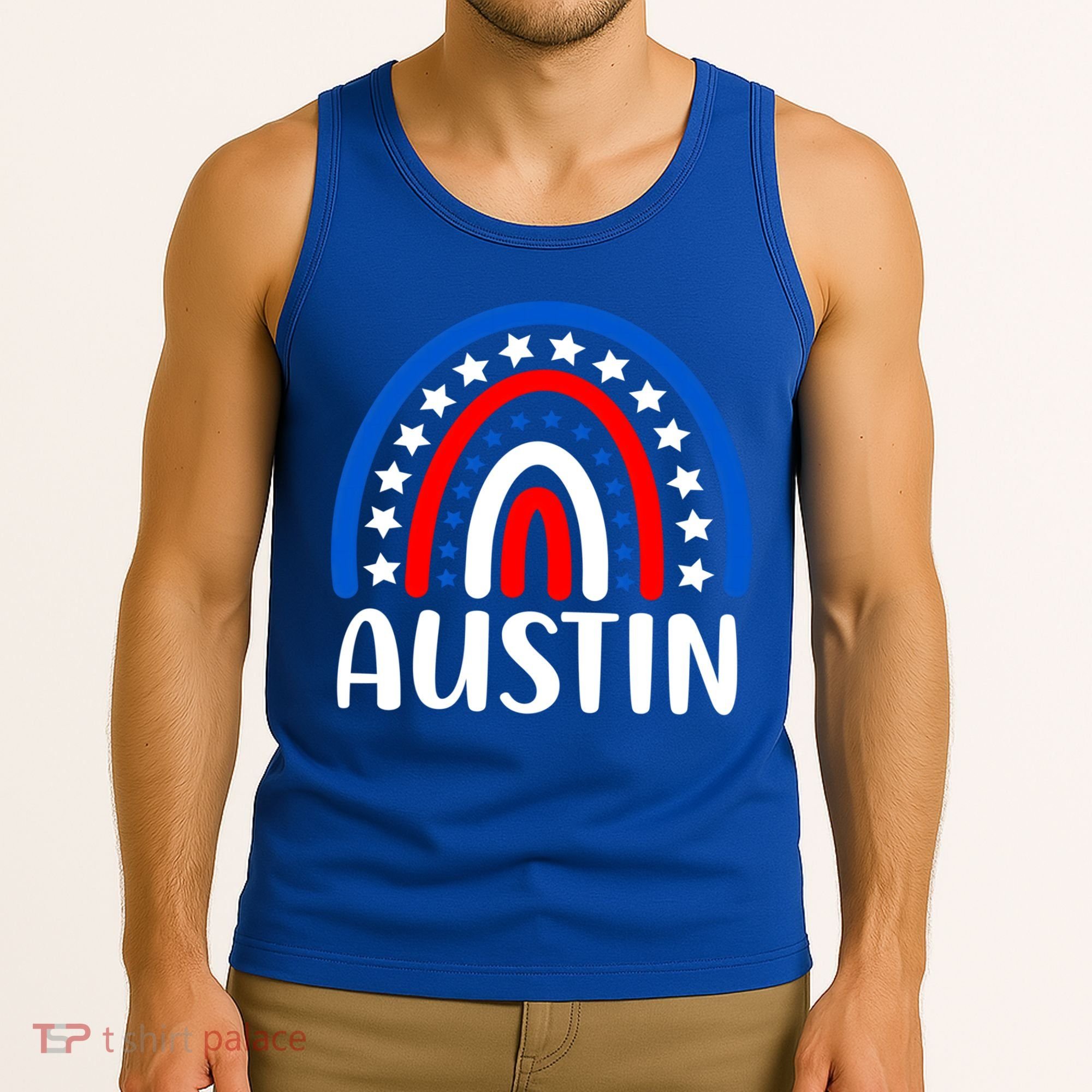 Austin Texas Cute Gift I Love Austin Texas Usa Funny Gift Tank Top