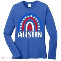 Austin Texas Cute Gift I Love Austin Texas Usa Funny Gift Women's Long Sleeve Shirt thumb 0
