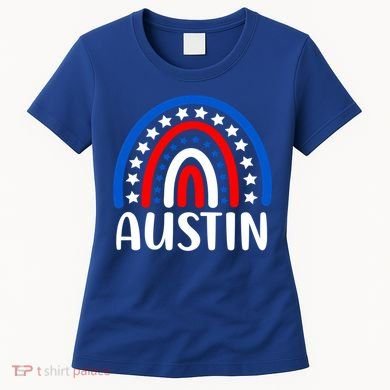 Austin Texas Cute Gift I Love Austin Texas Usa Funny Gift Women's T-Shirt