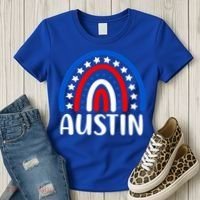 Austin Texas Cute Gift I Love Austin Texas Usa Funny Gift Women's T-Shirt thumb 3