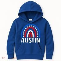 Austin Texas Cute Gift I Love Austin Texas Usa Funny Gift Kids Hoodie thumb 0