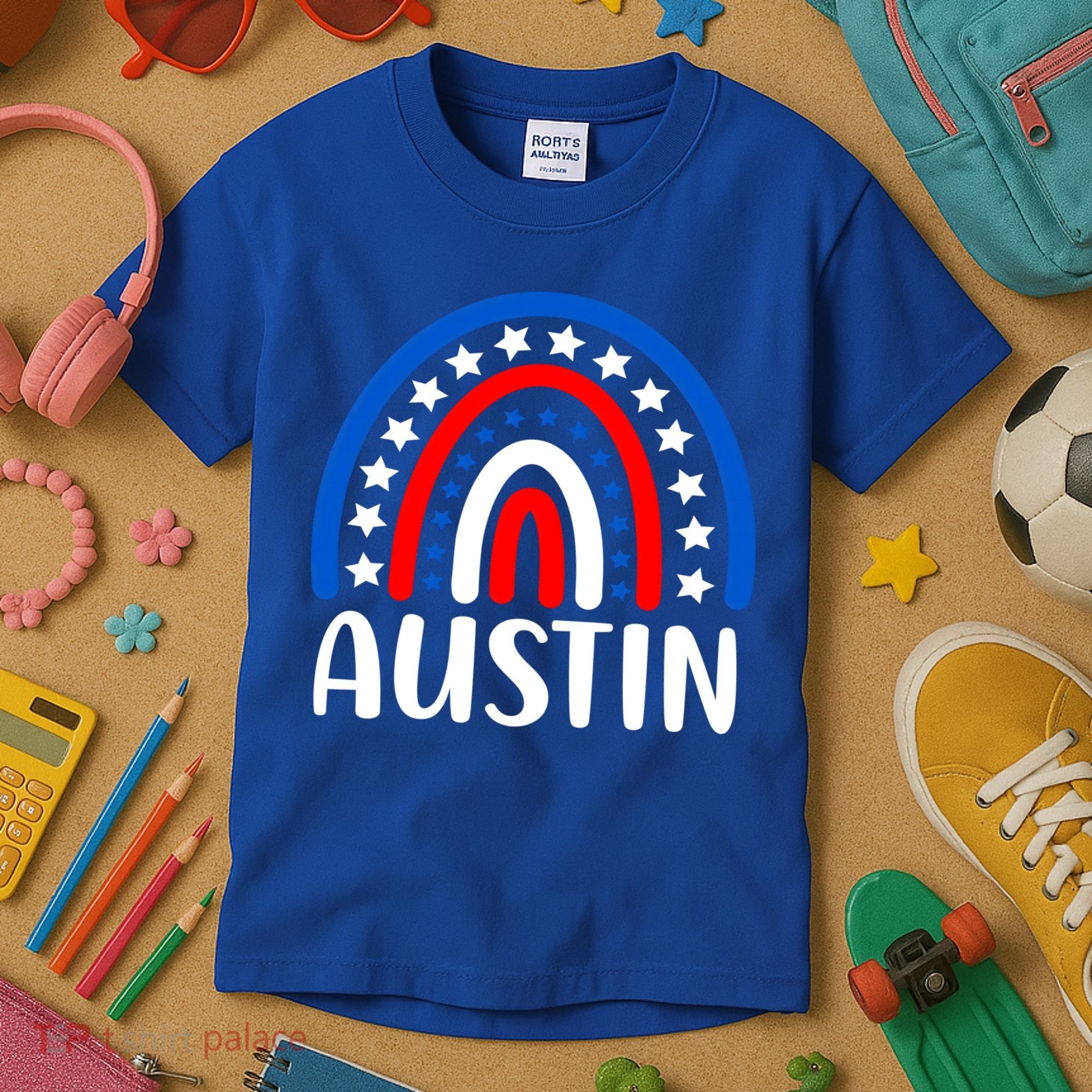 Austin Texas Cute Gift I Love Austin Texas Usa Funny Gift Kids T-Shirt