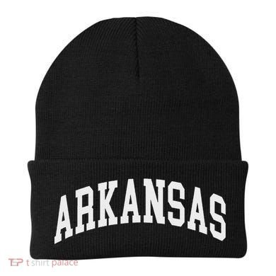 Arkansas Throwback Design Classic Beanie