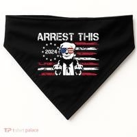 Arrest This Donald Trump 2024 USA-Made Doggie Bandana thumb 0
