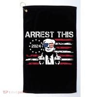 Arrest This Donald Trump 2024 Golf Towel thumb 0