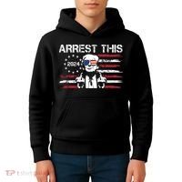 Arrest This Donald Trump 2024 Kids Hoodie thumb 4