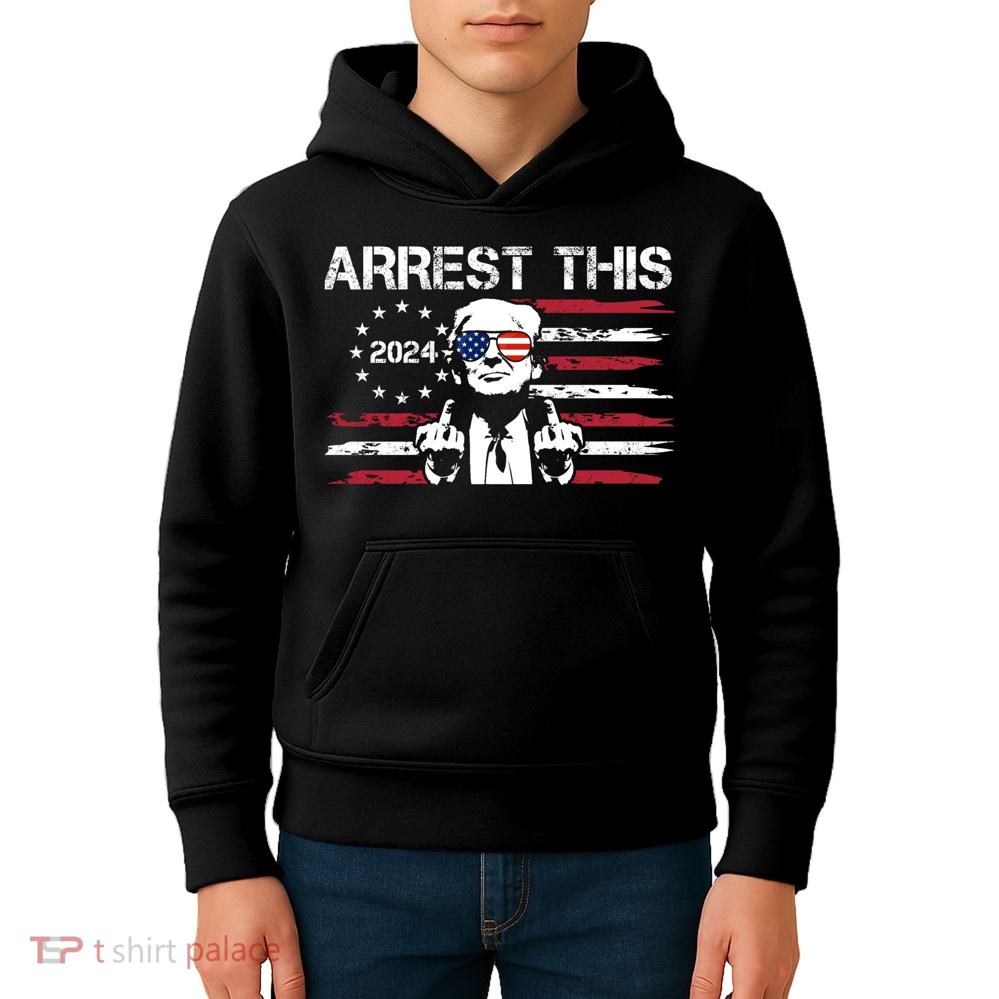 Arrest This Donald Trump 2024 Kids Hoodie
