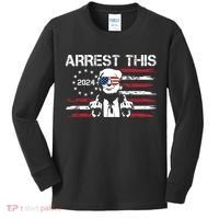 Arrest This Donald Trump 2024 Kids Long Sleeve Shirt thumb 0
