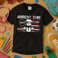 Arrest This Donald Trump 2024 Kids T-Shirt thumb 3