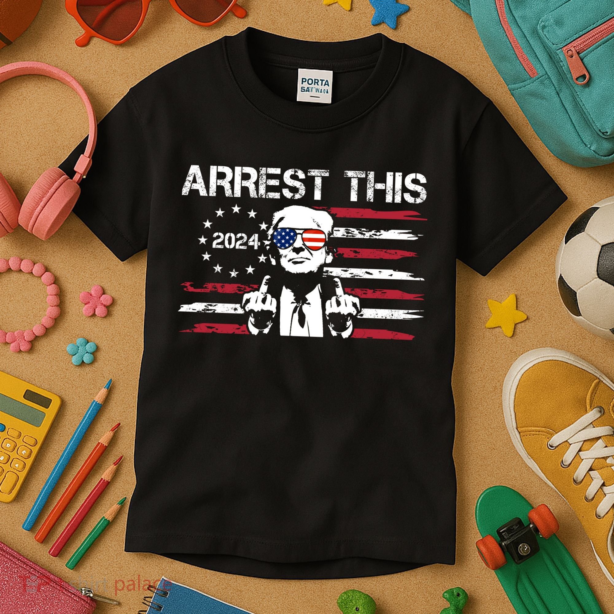 Arrest This Donald Trump 2024 Kids T-Shirt