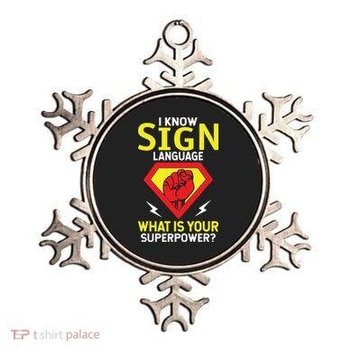 Asl Tee Deaf Tee Deaf Culture American Sign Language Ornament