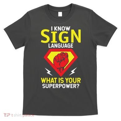 Asl Tee Deaf Tee Deaf Culture American Sign Language T-Shirt
