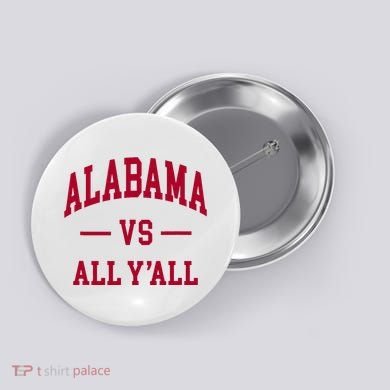 Alabama Throwback Design Classic Button