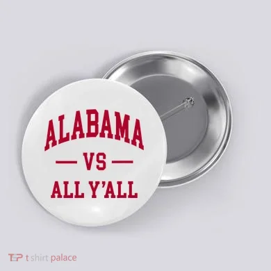 Alabama Throwback Design Classic Button