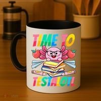 Axolotl Test Day Teacher Time To Testalotl Testing Day Women  Coffee Mug thumb 4
