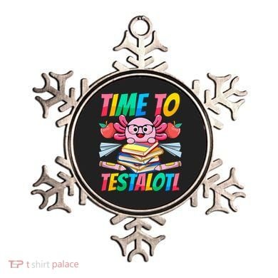 Axolotl Test Day Teacher Time To Testalotl Testing Day Women  Ornament