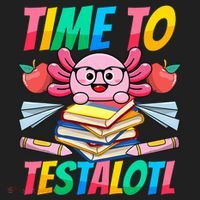 Axolotl Test Day Teacher Time To Testalotl Testing Day Women  Hat thumb 2