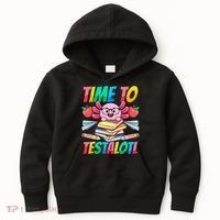 Axolotl Test Day Teacher Time To Testalotl Testing Day Women  Kids Hoodie thumb 0