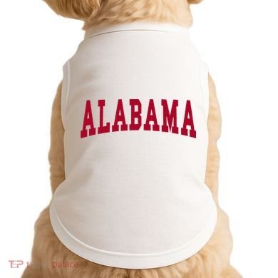 Alabama Throwback Design Classic Doggie Tank