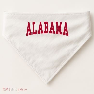 Alabama Throwback Design Classic USA-Made Doggie Bandana