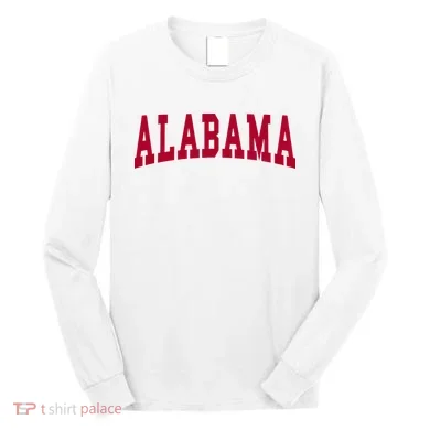 Alabama Throwback Design Classic Long Sleeve Shirt