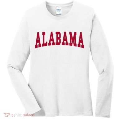 Alabama Throwback Design Classic Women's Long Sleeve Shirt