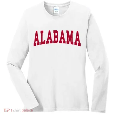 Alabama Throwback Design Classic Women's Long Sleeve Shirt