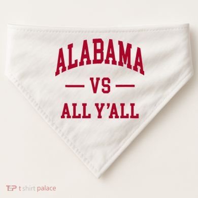 Alabama Throwback Design Classic USA-Made Doggie Bandana