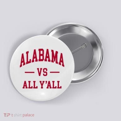 Alabama Throwback Design Classic Button