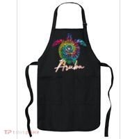 Aruba Tie Dye Sea Turtle Matching Family Vacation Apron thumb 0